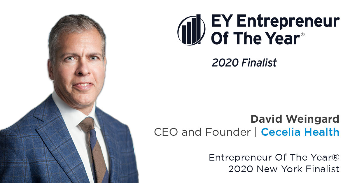 David Weingard announced as an Entrepreneur Of The Year® 2020 New York Award Finalist